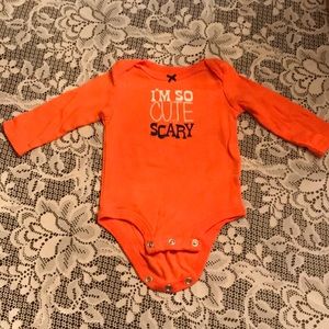 👍Baby Unisex Halloween Onesie 9 mo